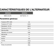 (IK-030) Groupe électrogène industriel 27kVA PRP / 30kVA LTP - Inmesol - Puissance de secours 30 kVA - Moteur Kohler - Alternateur Mecc-Alte_1