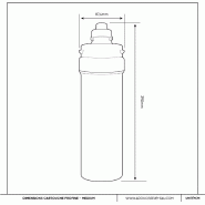 Filtre à eau profine rock medium - filtre reminéralisant pour eau à basse salinité filtre osmoseur_1