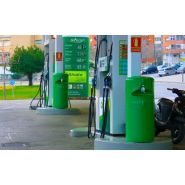 Poubelle polyéthylène durable avec distributeur de sacs et gants_2