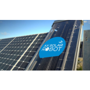Robot nettoyeur PV pour centrales solaires au sol - WetSlider - nettoyage à base d'eau - autonome et sans connexion électrique_1