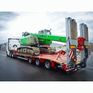 Semi-remorque MAX100 pour transport d'engins de travaux publics