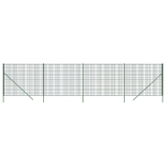 Vidaxl clôture en treillis métallique vert 1,6x10 m acier galvanisé 154052_1