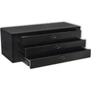 Vidaxl coffre à outils métallique 3 tiroirs noir 20121_1