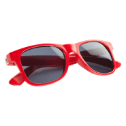 Lunettes de soleil pour enfants - plastique trendy - protection UV 400 - couleur rouge_1