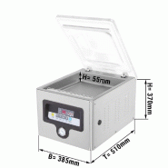 Machine de mise sous vide à cloche 14 m3/h_1