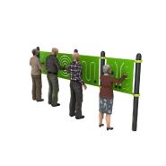 Mur Sénior - Agrès de rééducation extérieur - Gamme Sénior_1