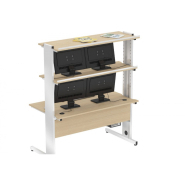 Table informatique multi-niveaux modulable pour l'aménagement des espaces techniques, salles serveurs ou laboratoires - DATA_1