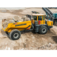 Tombereau articulé sur roues C828s - Bergmann - Charge utile 25.000 kg - Capacité 15 m³_1