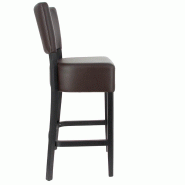 Chaise haute restaurant Amsterdam - MARRON_1