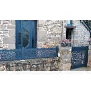 Claustra arabesque - clôture en aluminium - rd productions - plein_1