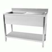 Plonge inox 1 bac 1400x700 mm avec égouttoir droite_1
