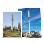 Pylônes design Klattes - Radôme brise-vue modulable - Maintenance aisée_1