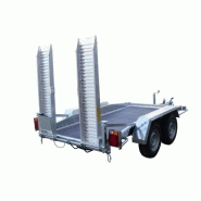 Remorque porte engin lider 2.5t - 3m - 2 essieux_1