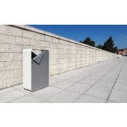 Poubelle publique - Sheet - Larus - acier - 50/68L et 100L_1