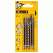 Dewalt dt2165-qz lame de scie sauteuse bois hcs profondeur de coupe 30mm attachet 74
