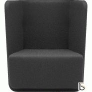 Fauteuil Softline Basket- 1 place - Standard, Feld Anthracite 610_1