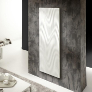 Radiateur connecté Irisium vertical 1500W blanc carat - Atlantic - 603215_1