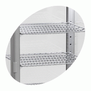 Vitrine panoramique réfrigérée positive grise 78 litres | Tefcold - UPD80-GREY_1