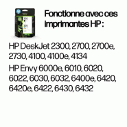 Pack de 2 cartouches d'encre authentiques HP 305 3 couleurs / noir_1