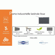Porte industrielle latérale lisse - 3500 / 2450_1