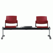 Poutre accueil visiteurs So Corato - P35, 2 places, Piètement Type N_1