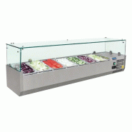 Saladette réfrigérée Série G 7x GN1/4 | Polar - G609_1