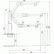 Bras de chargement BNT - moteur électrique, pompe oléo dynamique, 300 kg, inox_1
