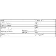 TCF-0617D-L18-7 - Piqueuse plate Topeagle International Ltd. - machine à coudre en cuir à bras long - vitesse de couture max 2000s.pm_1
