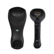 Scanner de code à barres sans fil 2D - 512k stockage, batterie 1600mAh, berceau de charge - pour chaînes de vente au détail_1