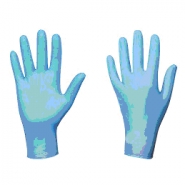 Gant à usage unique en nitrile bleu - Référence epigants100a - Taille L - Non stérile et non poudré_1