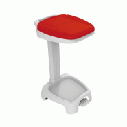 Support sac 120L avec couvercle Gilac - Rouge_1