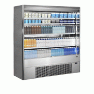 Vitrine réfrigérée inox MD - façade ouverte - couleurs et tailles variées - température réglable_1