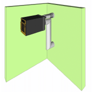 Climatiseur de cave à vin MPCG30 VT - Monobloc Vintage Friax, 780W froid / 800W chaud, jusqu'à 30m³_1
