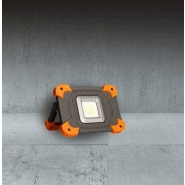 Projecteur de chantier LED rechargeable - 10W 1100lm - Batterie Lithium-ion 4400mAh - Compact et robuste - IP65 IK08_1