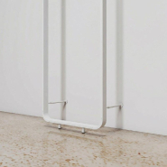 Cadre tube 60x20mm angle rond Pas 36 mm L650xH3000mm - blanc_1