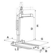 Lève-palette MBR-M - Boscaro France - capacité 1500 à 3000 kg - réglable en hauteur et largeur_1