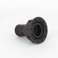 Raccord annelé - Droit - avec écrou - F 1