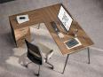 Bureau individuel MULLIGAN avec retour et caisson - Kesiolt_1