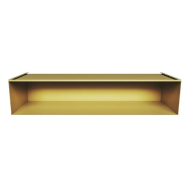 Coffre en tôle - L1196xP400xH255mm - or bronze_1