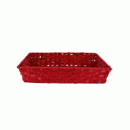 Corbeille bambou rouge Vieto 38x28 -_1