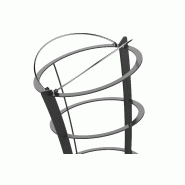 ELICE Corbeille Vigipirate sur pied Premium 110L Gris Manganèse_1