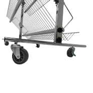 Présentoir 3 niveaux H135cm pour cagettes fruits et légumes - roulettes inclues_1