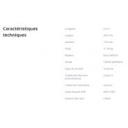 3610498 - Traverse paysagère chêne - Point P - 2,60 m - 120x200 mm - Classe 4 - Margaritelli Fontaines_1