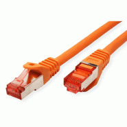 Cordon ROLINE S/FTP(PiMF) Cat.6, LSOH, Component Level, orange, 2 m_1