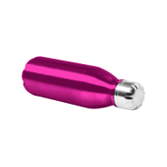 Gourde en aluminium - forme bouteille - 550 ml - couleur fuchsia - poids 88 g_1