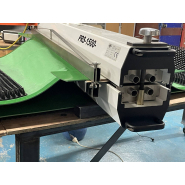 Bande transporteuse sur mesure en PVC avec pavé à tétines collés jonction à chaud - MTCP_2