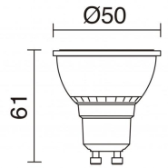 Lampe LED PRO GU10 - Ampoule LED 4,50W 4000K blanc - Usage intérieur et extérieur_1