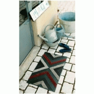 Tapis d'entrée abrité brossant - Spritz - 75x45 cm_1