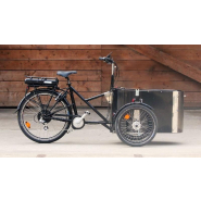 Triporteur électrique Nihola Cargo Single - 180L, 100kg, moteur Bafang 250W_1