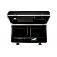 Valise de transport et chargement Parat N10 - 10 ordinateurs portables ou Chromebooks jusqu'à 15,6 pouces - noir - système de charge intelligent_1